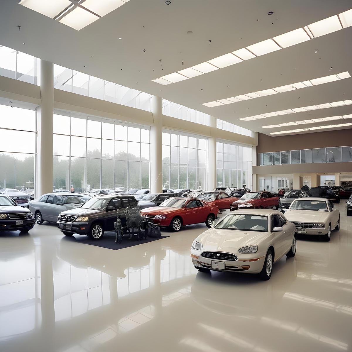 Automobile Showroom Interior