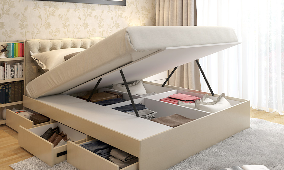Box Bed Designs with Storage
